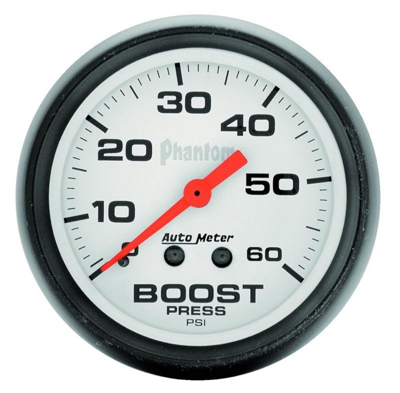 Autometer Phantom 52mm 0-60 PSI Mechanical Boost Gauge - Order Your Parts - اطلب قطعك