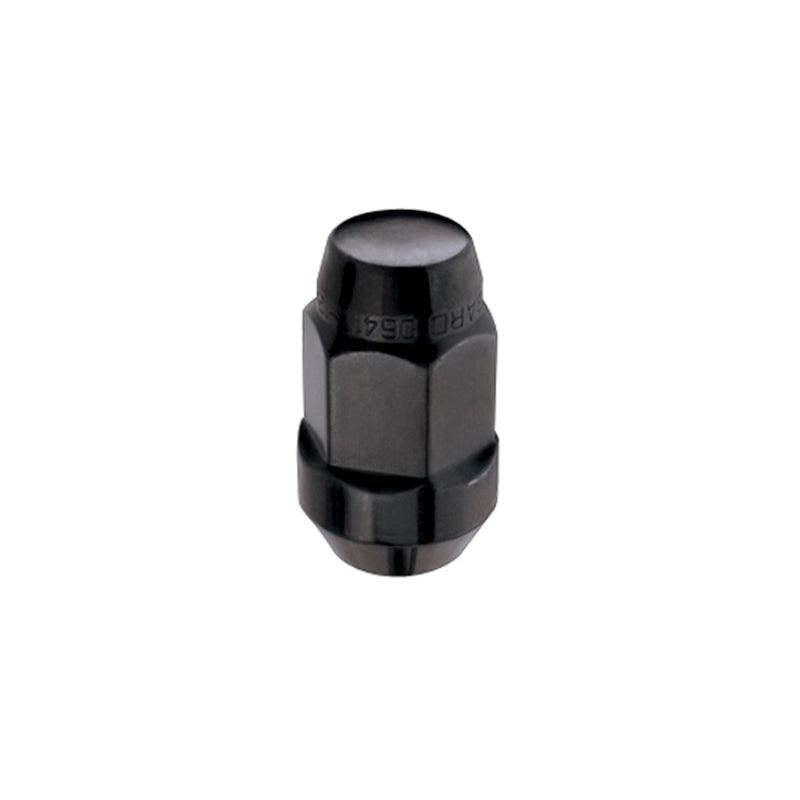 McGard Hex Lug Nut (Cone Seat Bulge Style) M14X1.5 / 22mm Hex / 1.945in. Length (4-Pack) - Black - Order Your Parts - اطلب قطعك