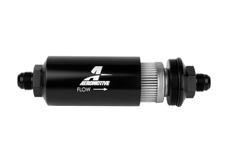 Aeromotive In-Line Filter - (AN -08 Male) 100 Micron Stainless Steel Element - Order Your Parts - اطلب قطعك