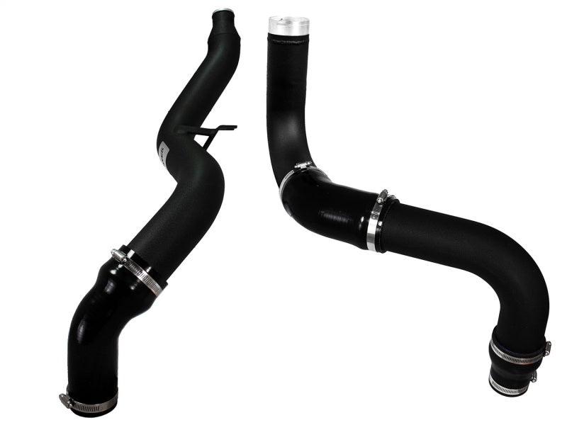 aFe Bladerunner 3in Black Intercooler Hot and Cold Side Tubes 14-15 Dodge Ram 1500 EcoDiesel V6 3.0L - Order Your Parts - اطلب قطعك