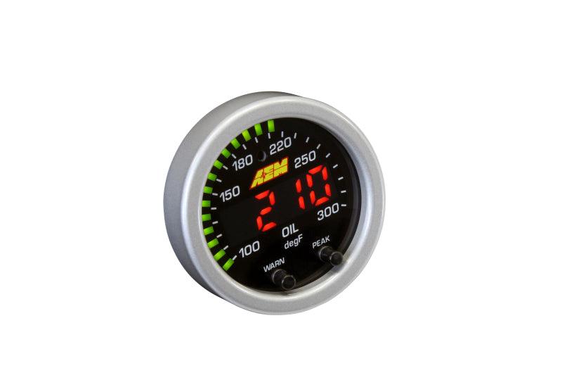 AEM X-Series Temperature 100-300F Gauge Kit (ONLY Black Bezel and Water Temp. Faceplate) - Order Your Parts - اطلب قطعك