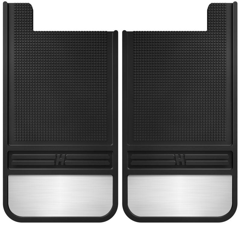 Husky Liners Universal 12in Wide Black Rubber Rear Mud Flaps w/ Weight - Order Your Parts - اطلب قطعك