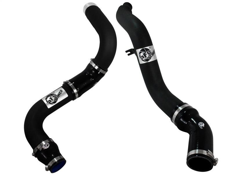 aFe Bladerunner 3in Black Intercooler Hot and Cold Side Tubes 14-15 Dodge Ram 1500 EcoDiesel V6 3.0L - Order Your Parts - اطلب قطعك