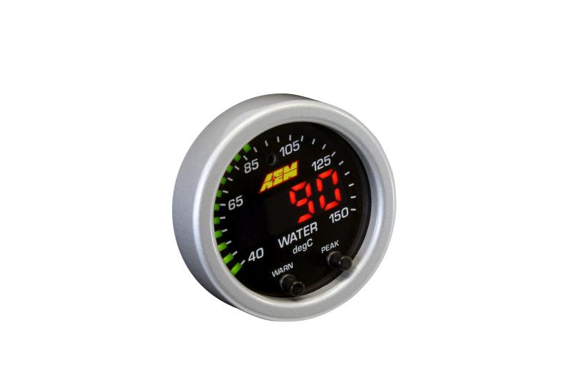 AEM X-Series Temperature 100-300F Gauge Kit (ONLY Black Bezel and Water Temp. Faceplate) - Order Your Parts - اطلب قطعك