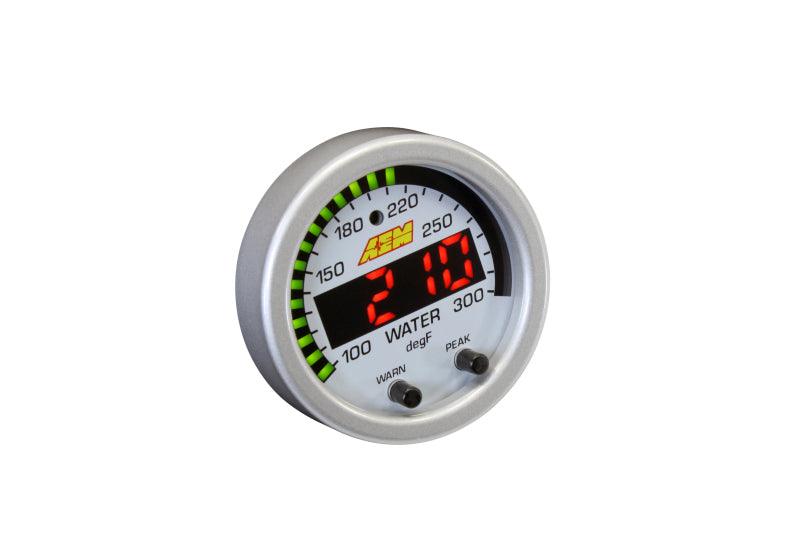 AEM X-Series Temperature 100-300F Gauge Kit (ONLY Black Bezel and Water Temp. Faceplate) - Order Your Parts - اطلب قطعك