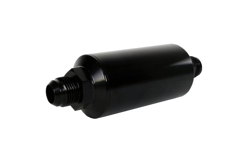 Aeromotive In-Line Filter - AN -10 size Male - 10 Micron Microglass Element - Bright-Dip Black - Order Your Parts - اطلب قطعك