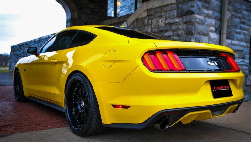 Corsa 2015 Ford Mustang GT Fastback 5.0 3in Xtreme Cat Back Exhaust w/ Dual Black 4.5in Tips - Order Your Parts - اطلب قطعك