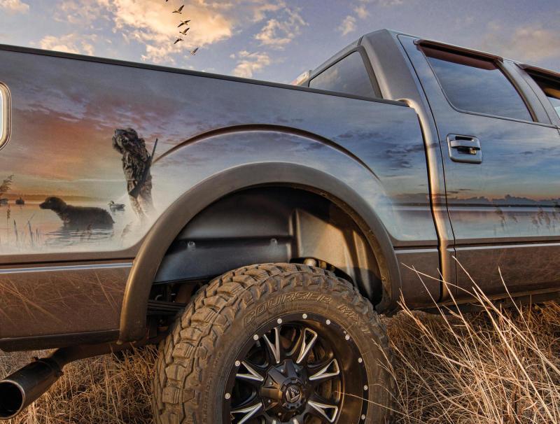 Husky Liners 2017 Ford F-250 Super Duty / 2017 Ford F-350 Super Duty Black Rear Wheel Well Guards - Order Your Parts - اطلب قطعك