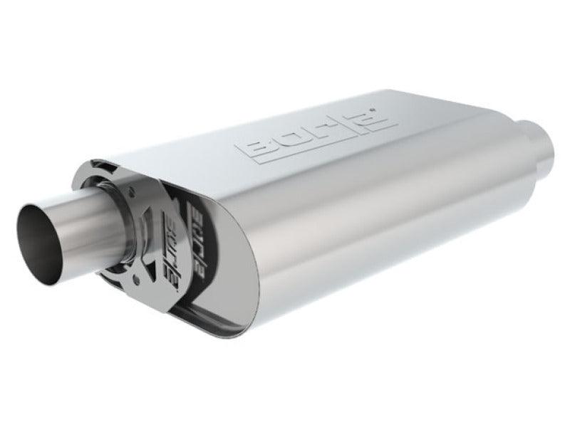 Borla CrateMuffler SBC Hot 350/383 3inch Offset/Offset 14in x 4.35in x 9in Oval Muffler - Order Your Parts - اطلب قطعك