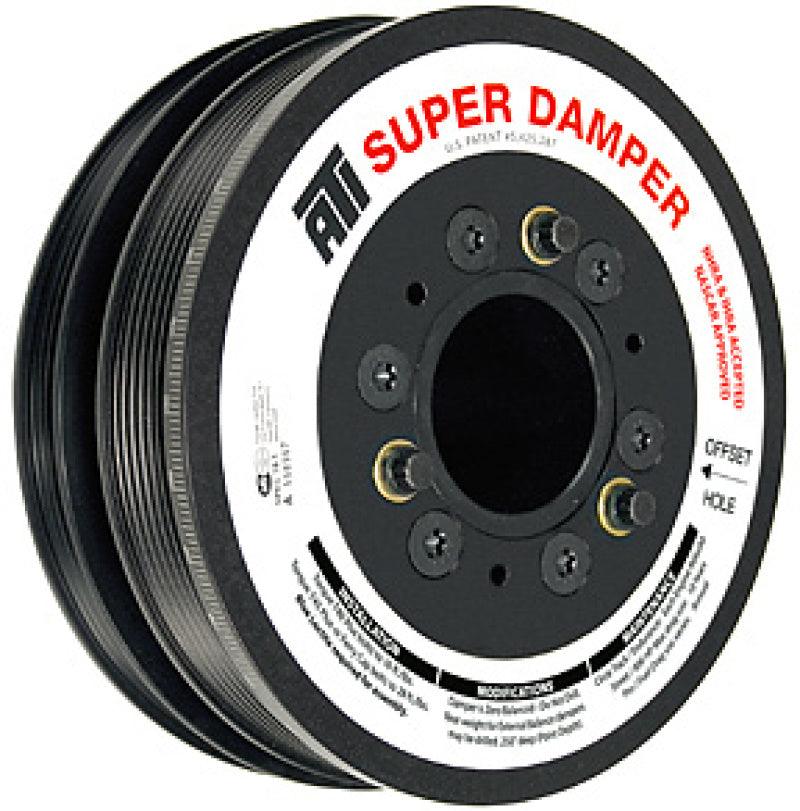 ATI Damper - 7.48in - Alum LW - 6/4 Grv - LS1-2-3-6 & L76 - 97-13 - Y Body & SS & G8 - 3 Ring - Order Your Parts - اطلب قطعك