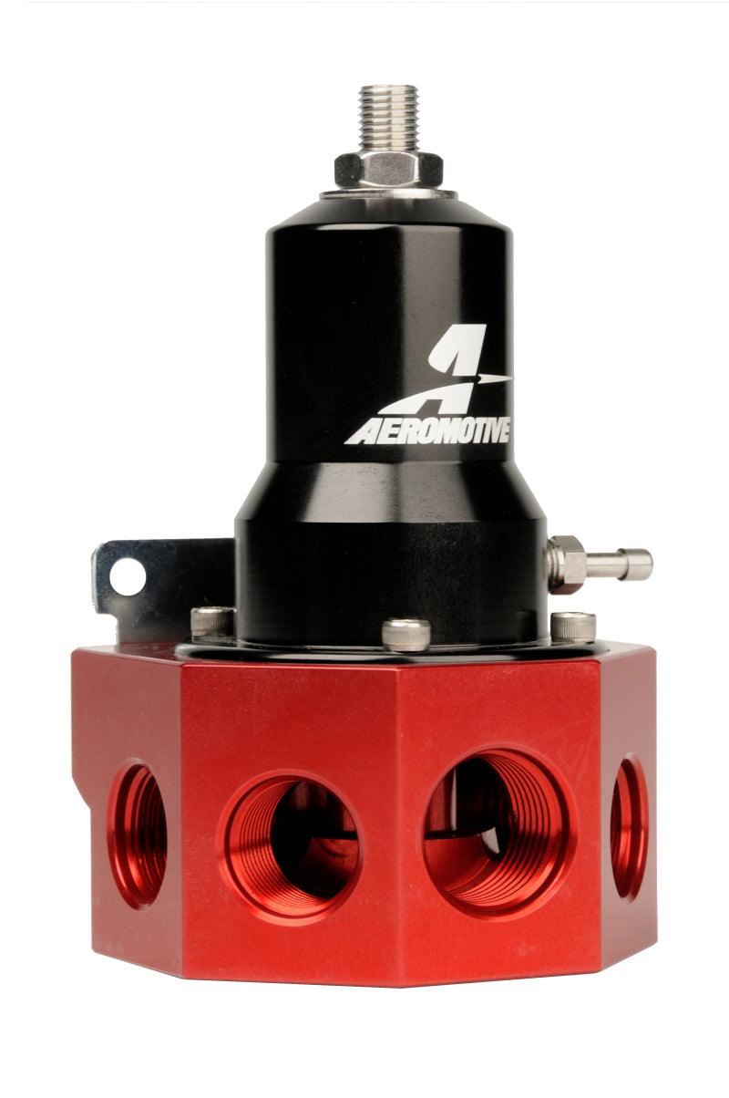 Aeromotive Regulator - 30-120 PSI - .500 Valve - 4x AN-08 and AN-10 inlets / AN-10 Bypass - Order Your Parts - اطلب قطعك