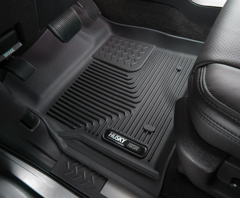 Husky Liners 11-12 Ford F250/350/450 Reg/Super/Crew Cab X-Act Contour Black Floor Liners (2nd Seat) - Order Your Parts - اطلب قطعك