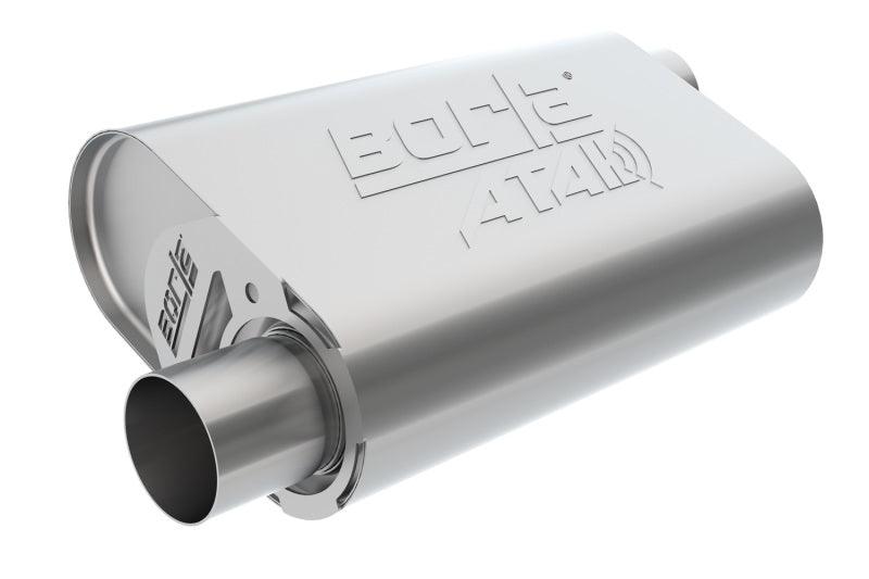 Borla CrateMuffler SBC Hot 350/383 3inch Offset/Offset 14in x 4.35in x 9in Oval Muffler - Order Your Parts - اطلب قطعك