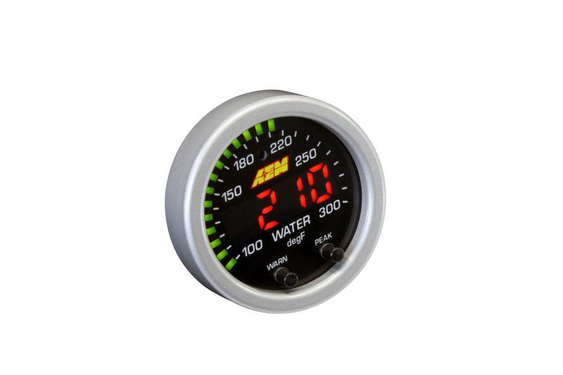 AEM X-Series Temperature 100-300F Gauge Kit (ONLY Black Bezel and Water Temp. Faceplate) - Order Your Parts - اطلب قطعك