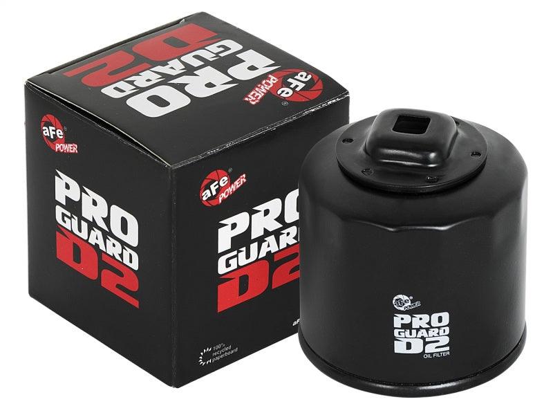 aFe Pro GUARD D2 Oil Filter 02-17 Nissan Cars L4/ 04-17 Subaru Cars H4 (4 Pack) - Order Your Parts - اطلب قطعك